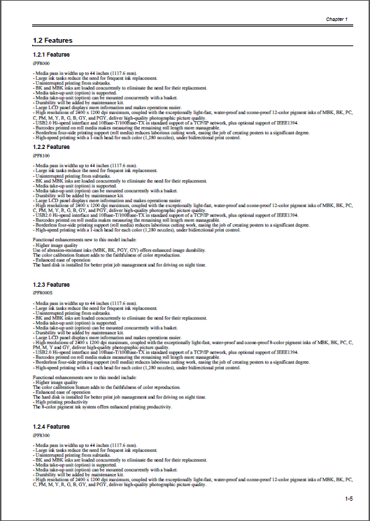 Canon ImagePROGRAF iPF8300 8300S 8000 Service Manual-2